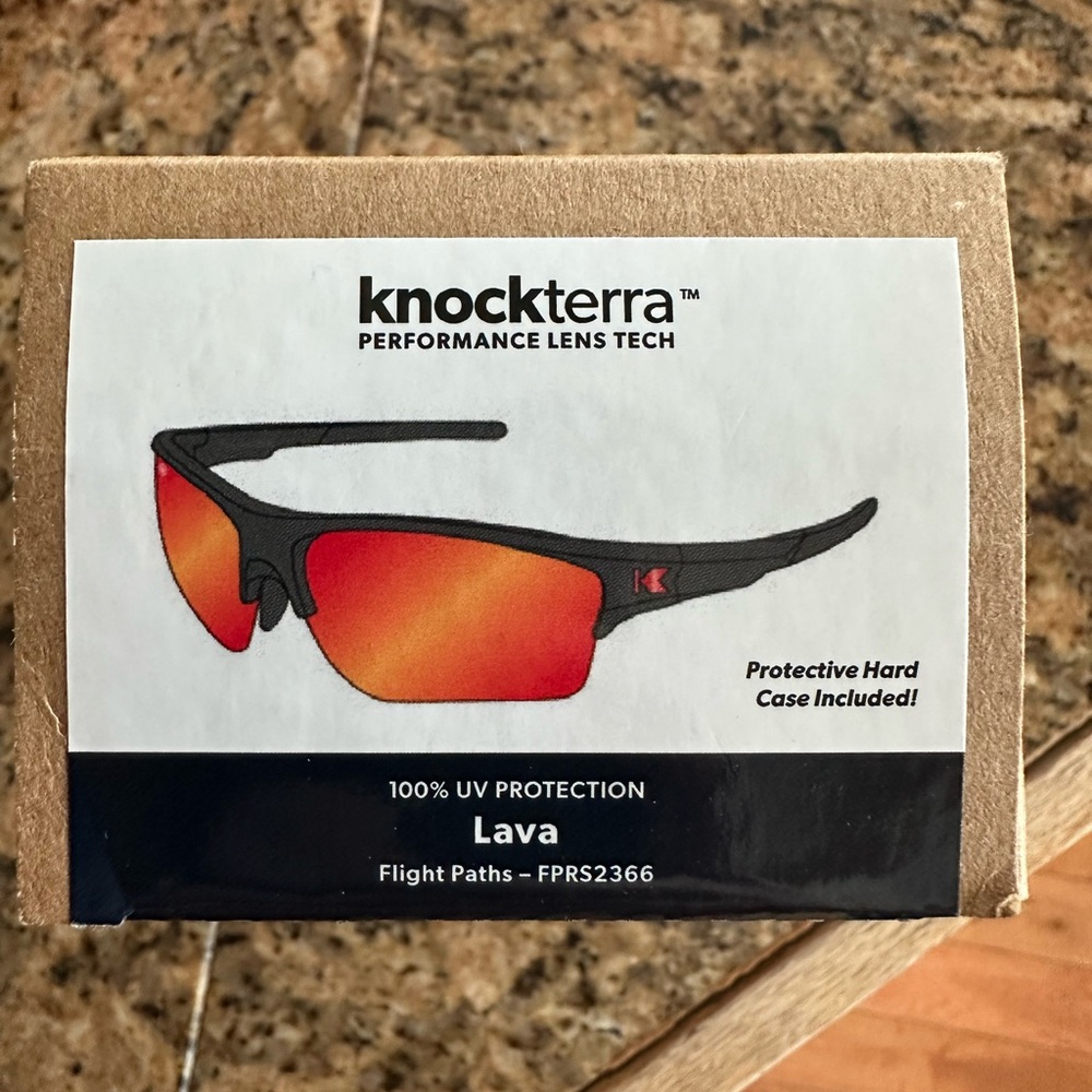 Knockaround Flight Paths Sunglasses - Lava Lens. NWT